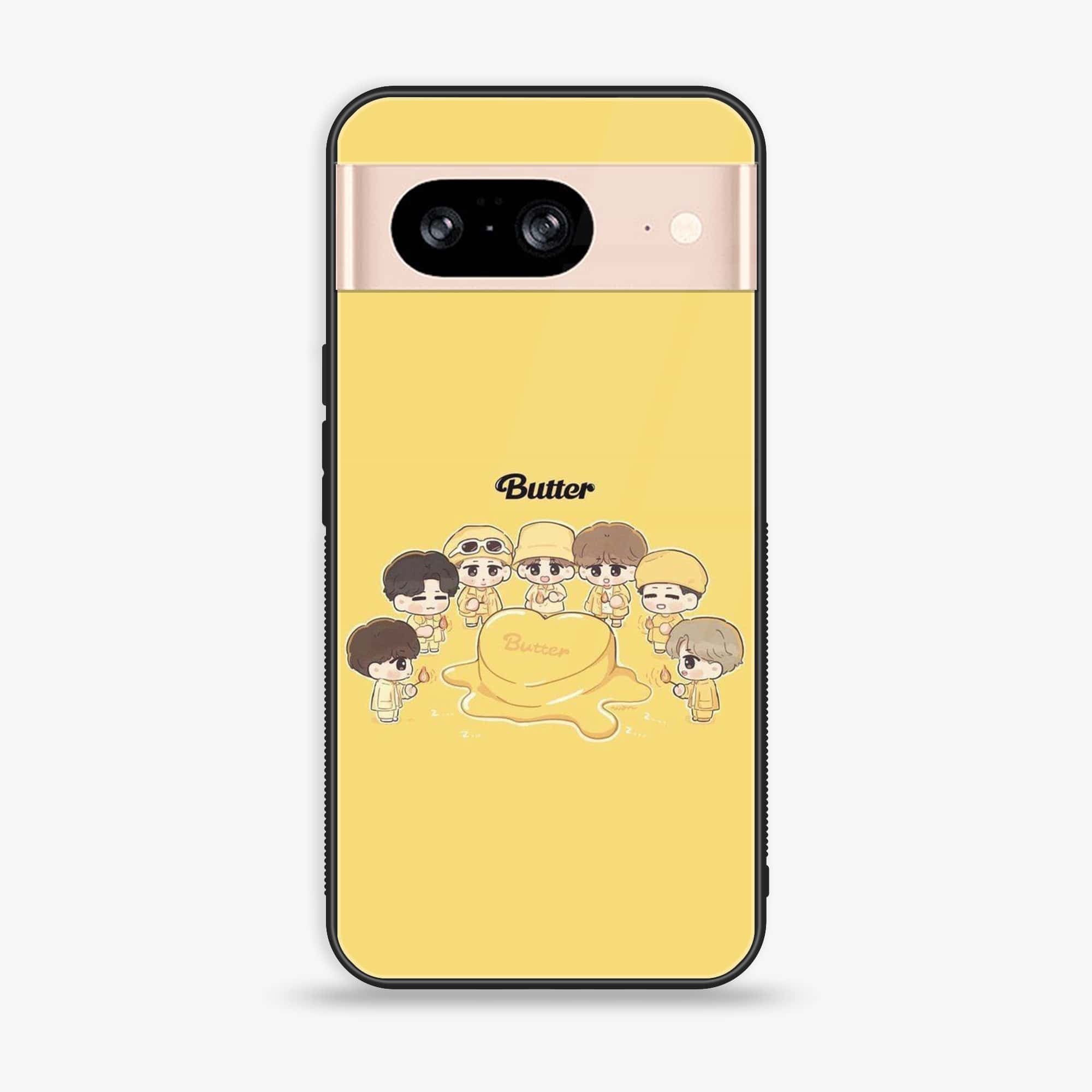 Google Pixel 8 - K-POP Army Case Serise - Premium Metal Printed soft Bumper Shock Proof Case