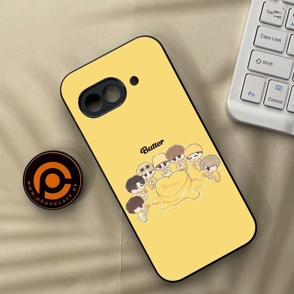 Google Pixel 9a - K-POP Army Case Series - Premium Metal Printed soft Bumper Shock Proof Case