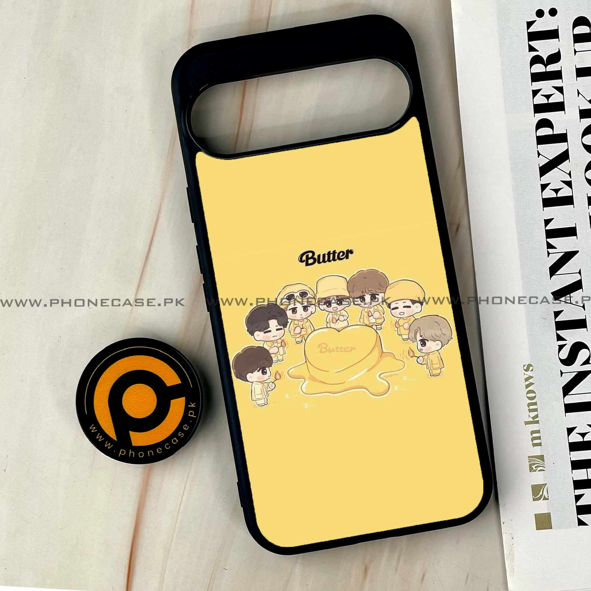 Google Pixel 9 Pro XL - K-POP Army Case Series - Premium Metal Printed soft Bumper Shock Proof Case