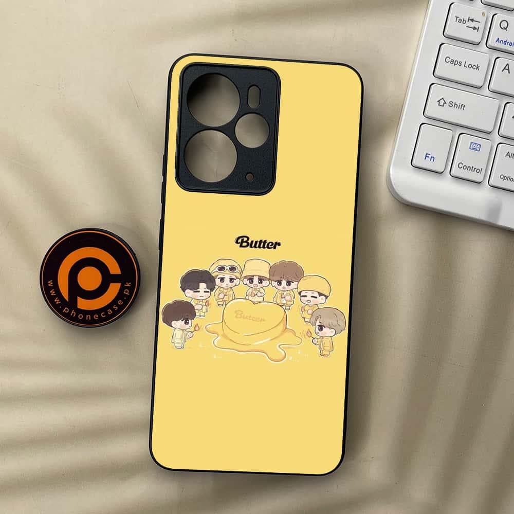 Realme 14 5G - K-POP Army Case Series - Premium Metal Printed soft Bumper Shock Proof Case