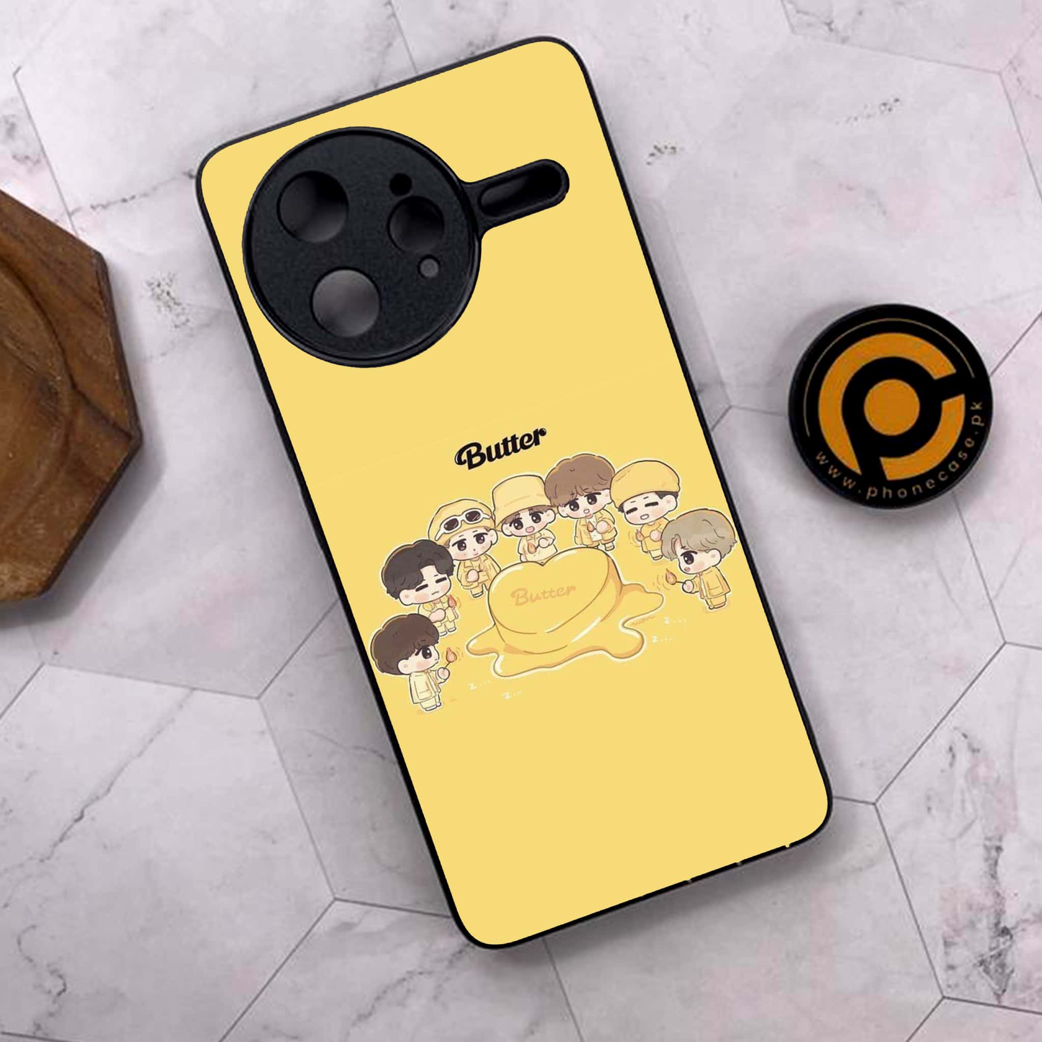 Xiaomi Poco F7 Ultra 5G - K-POP Army Case Series - Premium Metal Printed soft Bumper shock Proof Case