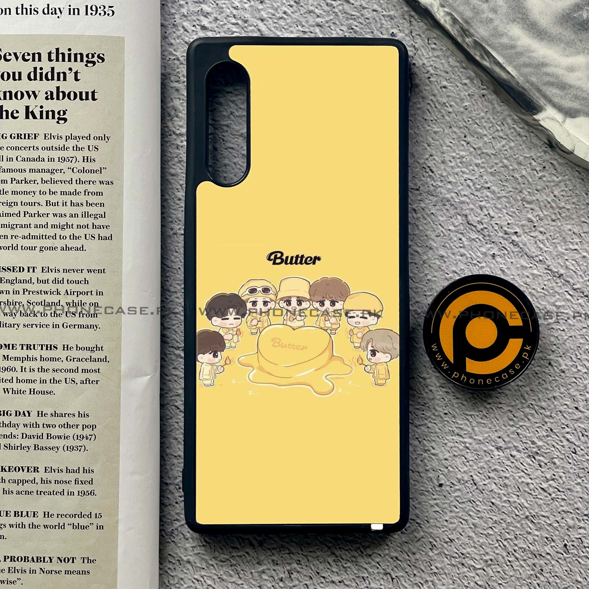 LG Velvet - K-POP ARMY CASE - Premium Printed Glass soft Bumper shock Proof Case