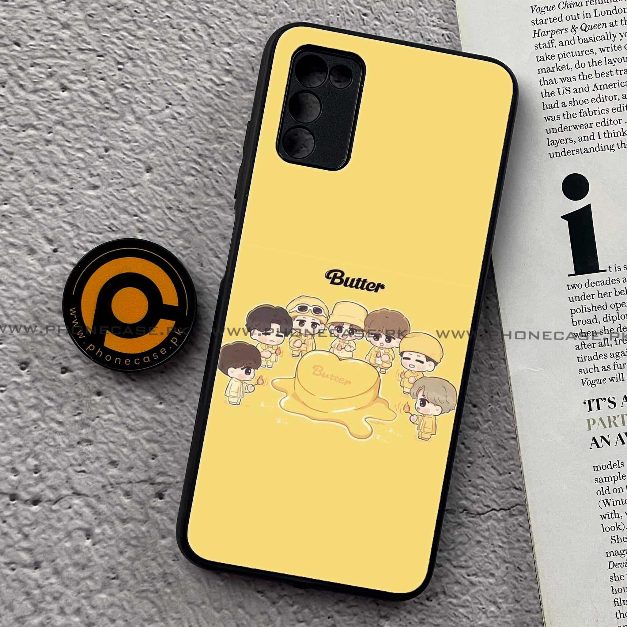 Samsung Galaxy A02s - K-POP Army Case Series - Premium Printed Metal soft Bumper shock Proof Case