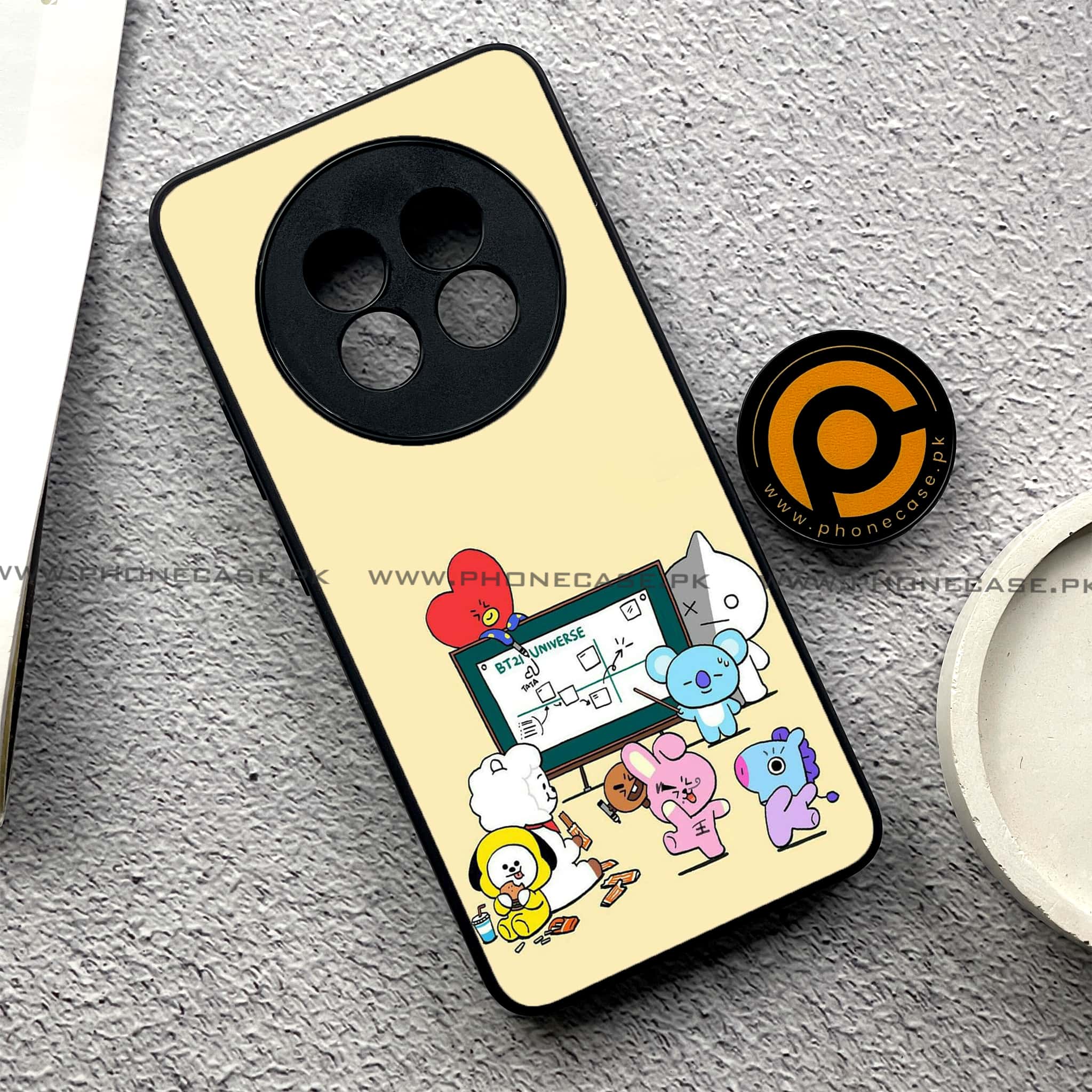 Realme 13 Pro Plus -   K-POP ARMY CASE - Premium Printed Metal soft Bumper shock Proof Case