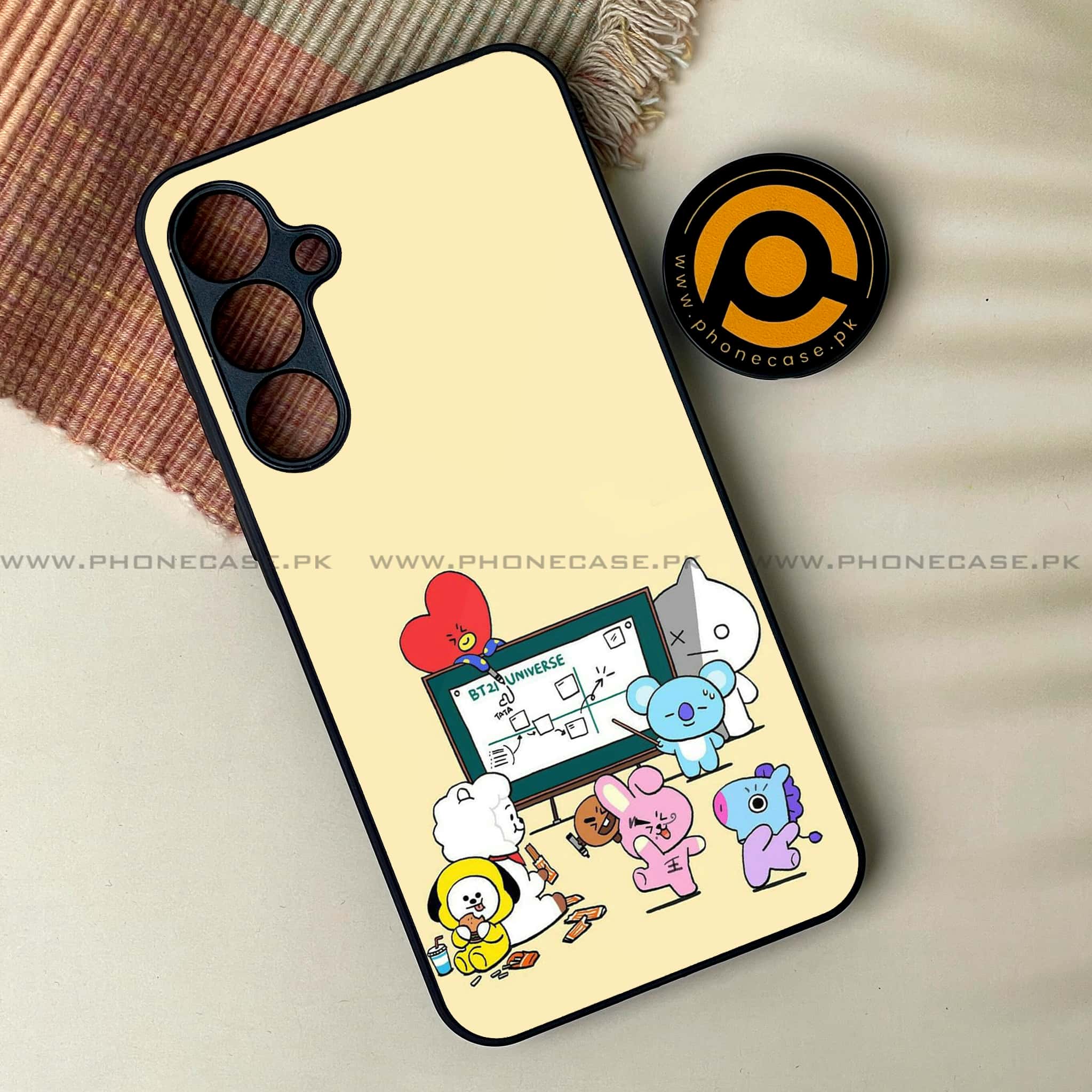 Samsung Galaxy A25 - K-POP Army Case Series - Premium Printed Glass soft Bumper shock Proof Case