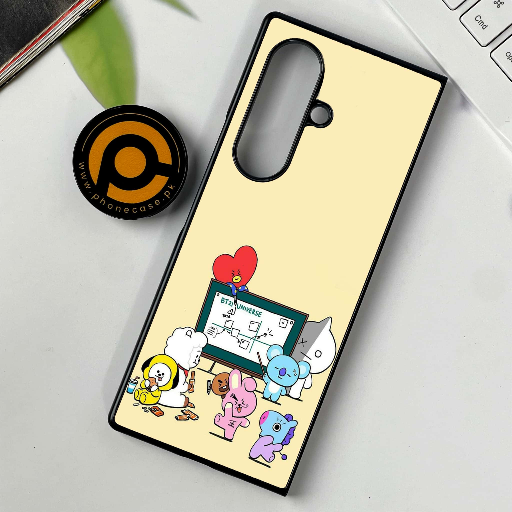 Samsung Galaxy Z Fold 7 - K-POP ARMY CASE- Premium Metal Printed soft Bumper shock Proof Case