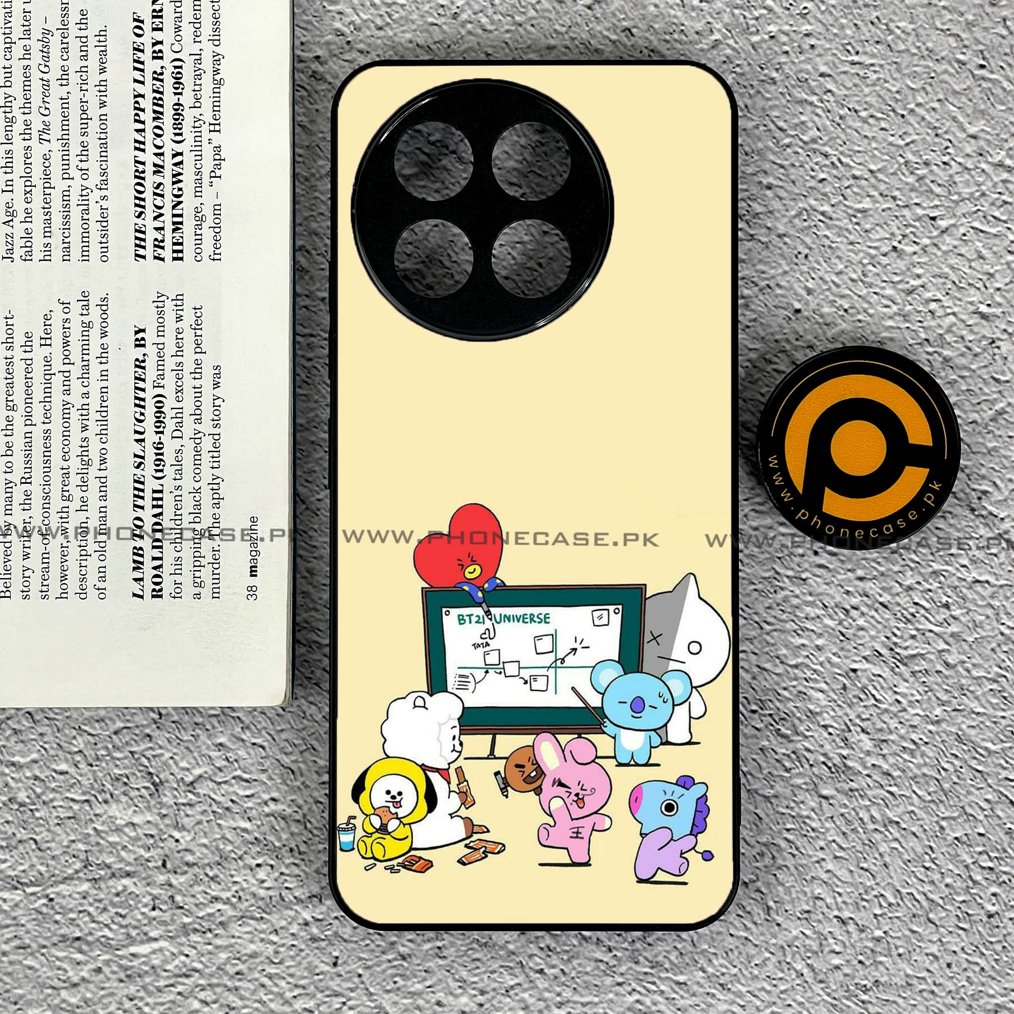 OnePlus 13R - K-POP Army Case Series - Premium Printed Glass soft Bumper shock Proof Case