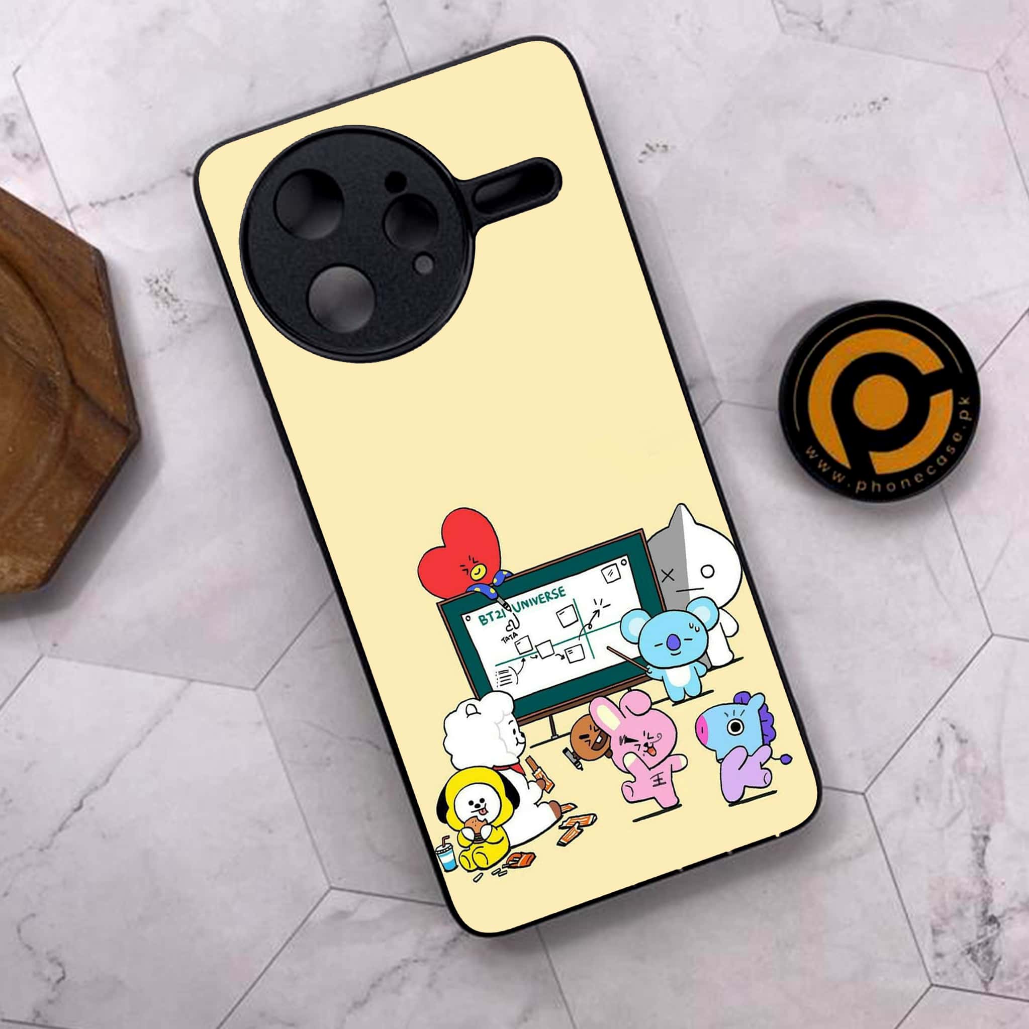 Xiaomi Poco F7 Ultra 5G - K-POP Army Case Series - Premium Metal Printed soft Bumper shock Proof Case