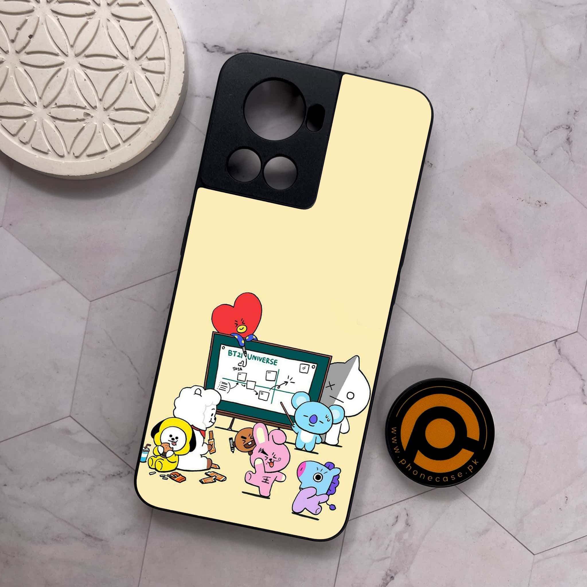 OnePlus 10R - K-POP ARMY CASE - Premium Metal Printed soft Bumper shock Proof Case
