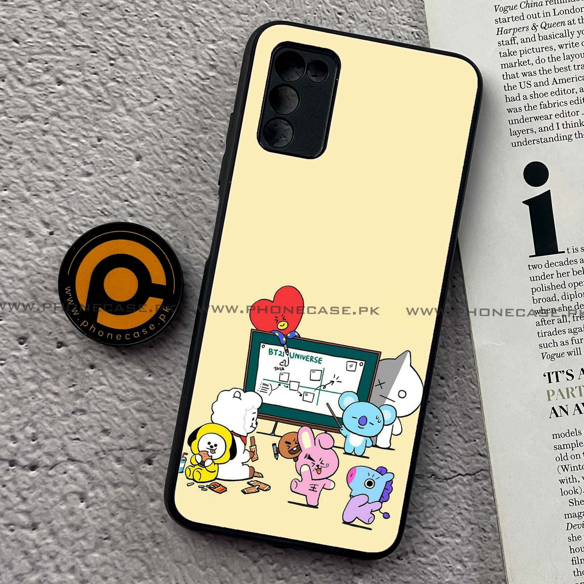 Samsung Galaxy A02s - K-POP Army Case Series - Premium Printed Metal soft Bumper shock Proof Case