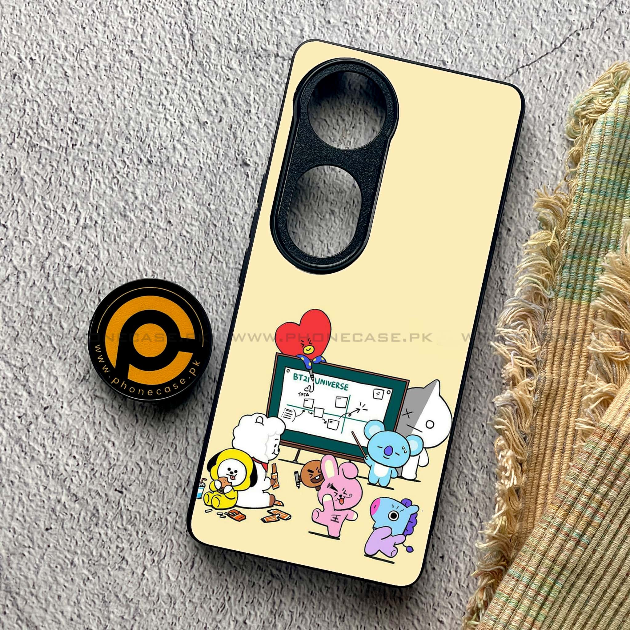 Vivo V40 Pro - K-POP Army Case Series - Premium Metal Printed soft Bumper shock Proof Case
