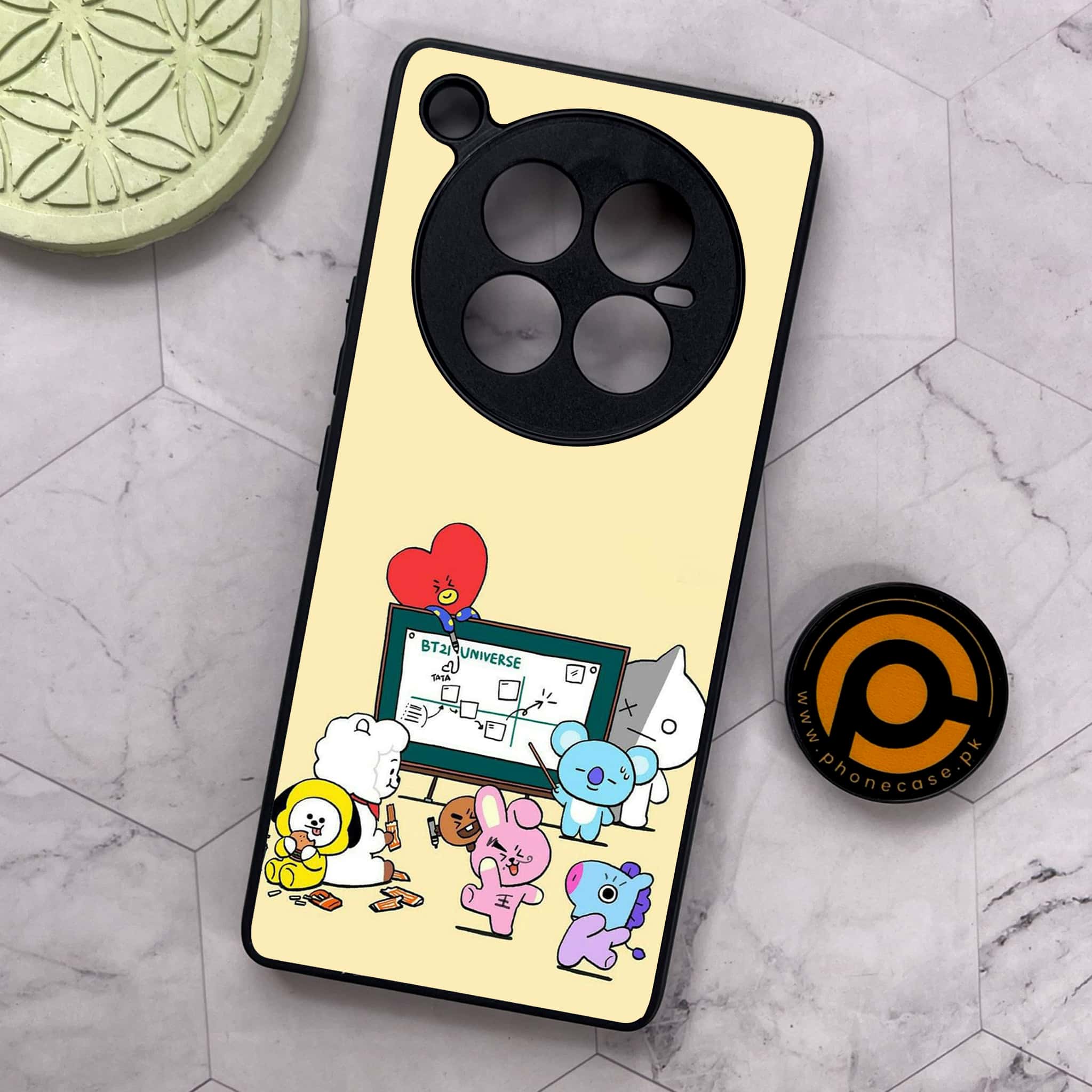 Infinix Zero 40 5G - K-POP Army Case Series - Premium Metal Printed soft Bumper shock Proof Case