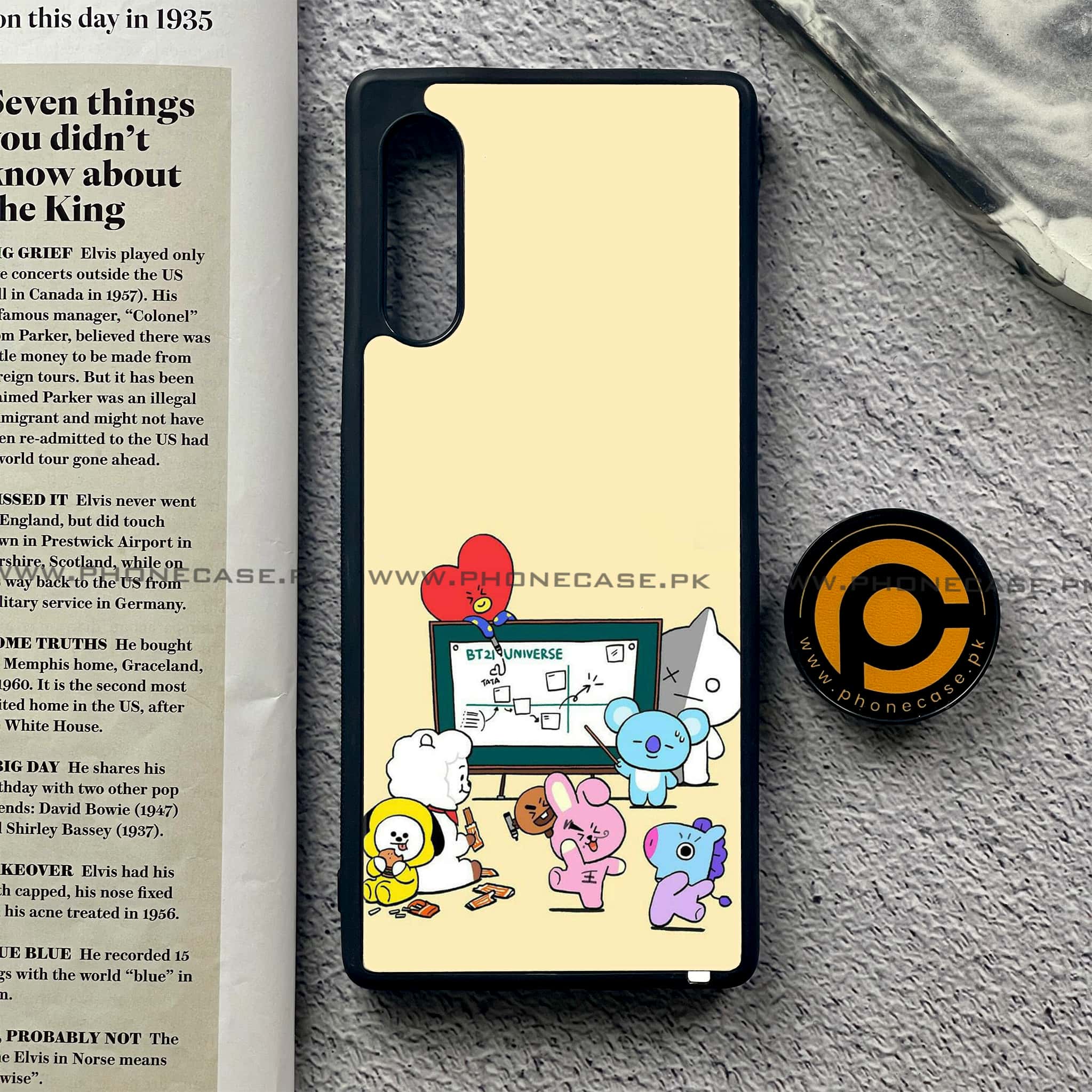 LG Velvet - K-POP ARMY CASE - Premium Printed Glass soft Bumper shock Proof Case