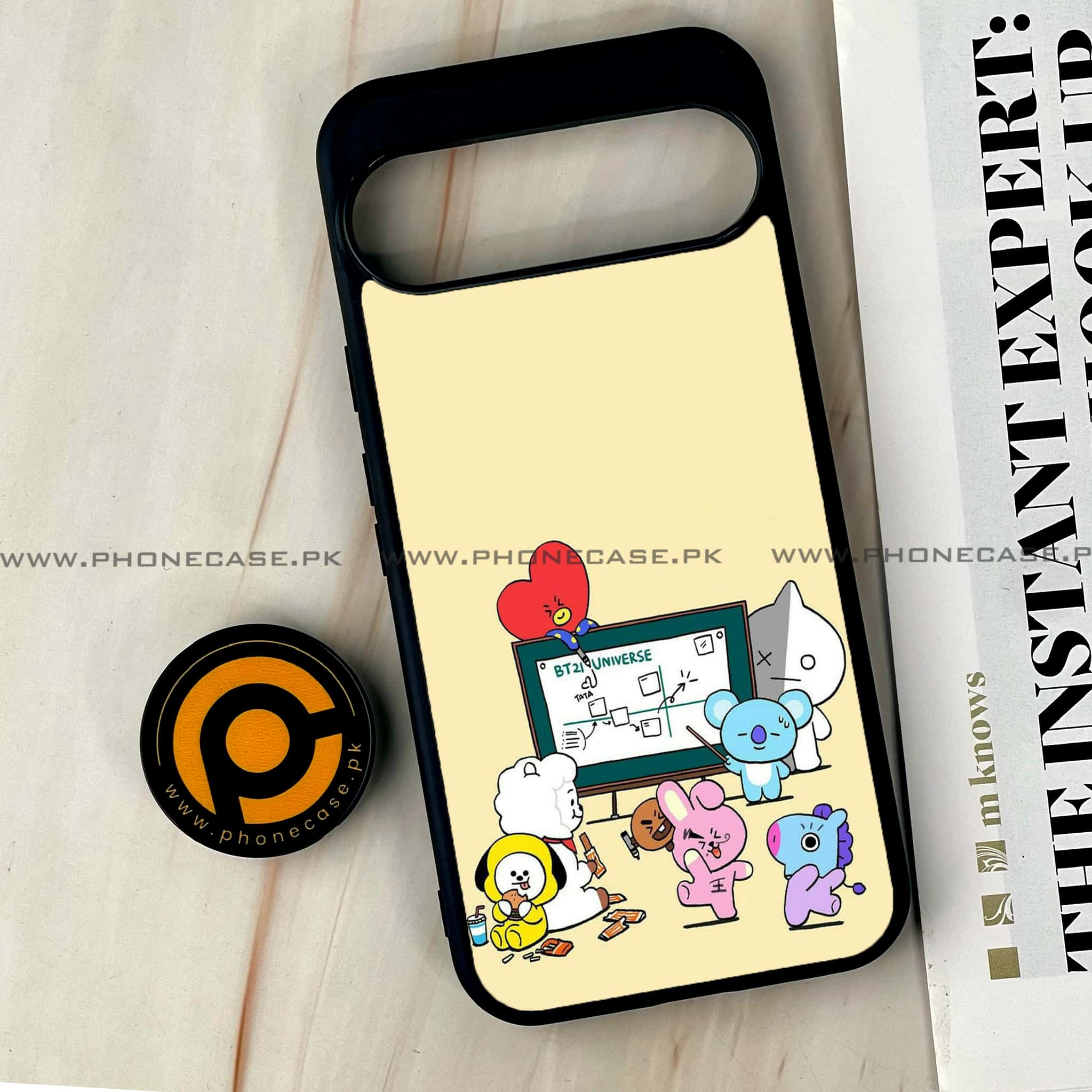 Google Pixel 9 Pro XL - K-POP Army Case Series - Premium Metal Printed soft Bumper Shock Proof Case