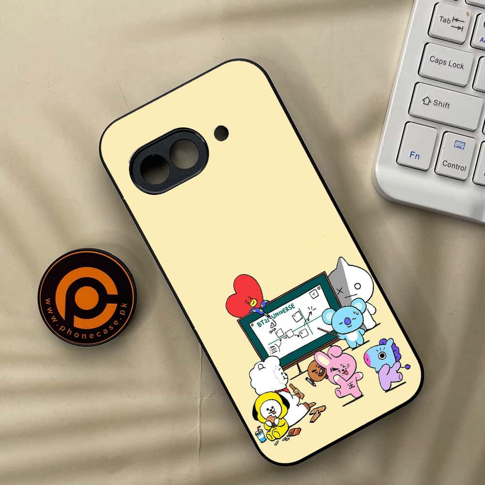 Google Pixel 9a - K-POP Army Case Series - Premium Metal Printed soft Bumper Shock Proof Case