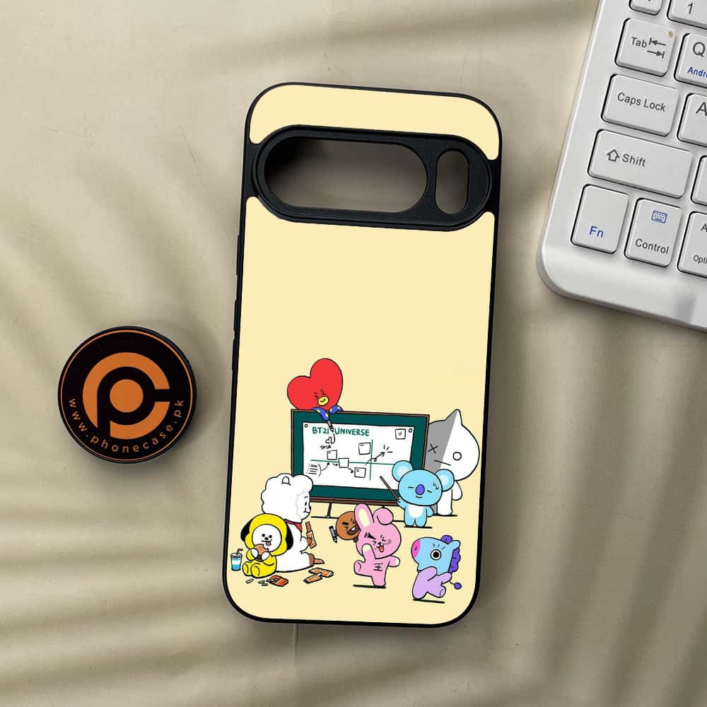 Google Pixel 10  - K-POP Army Case Series - Premium Metal Printed soft Bumper Shockof Case