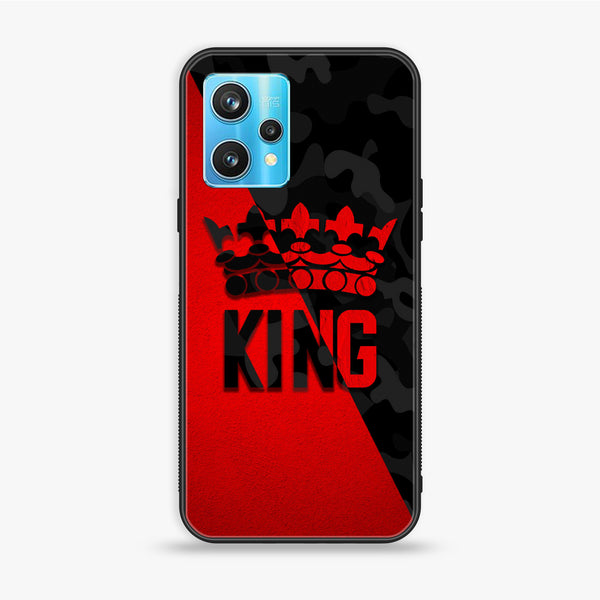 Realme 9 Pro Plus - King V 2.0 design 6 - Premium Printed Glass soft Bumper shock Proof Case CS-17845