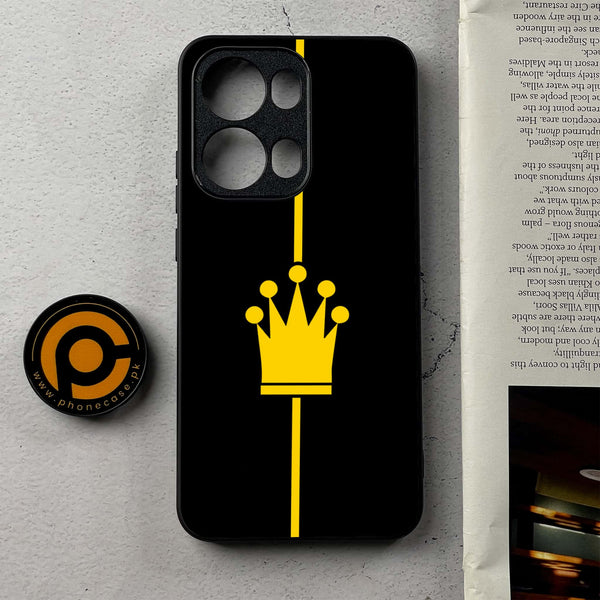 Oppo Reno 13 Pro - King 2.0 Series - Premium Metal Printed Soft Bumper Shockproof Case
