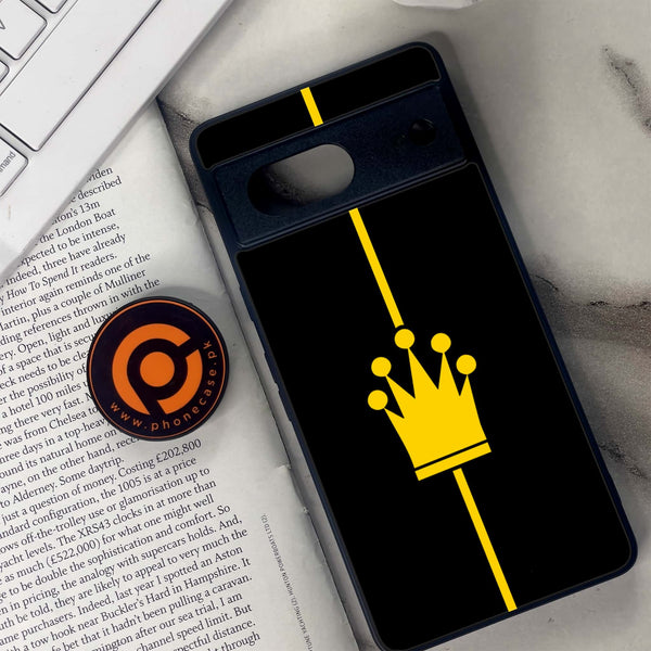 Google Pixel 7 - King Series V 2.0 - Premium Metal Printed soft Bumper Shock Proof Case