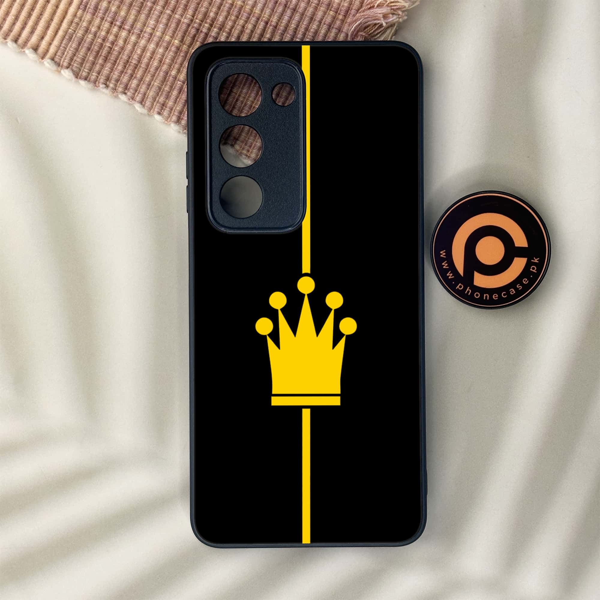 Oppo A5 2025 - King 2.0 Series - Premium Metal Printed soft Bumper shock Proof Case