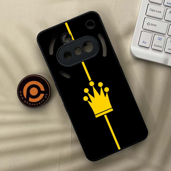 Nothing Phone 3a - King 2.0 Series - Premium Metal  Printed soft Bumper shock Proof Case