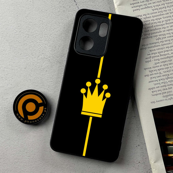 Oppo Reno 14F - King 2.0 Series - Premium Metal Printed Soft Bumper Shockproof Case