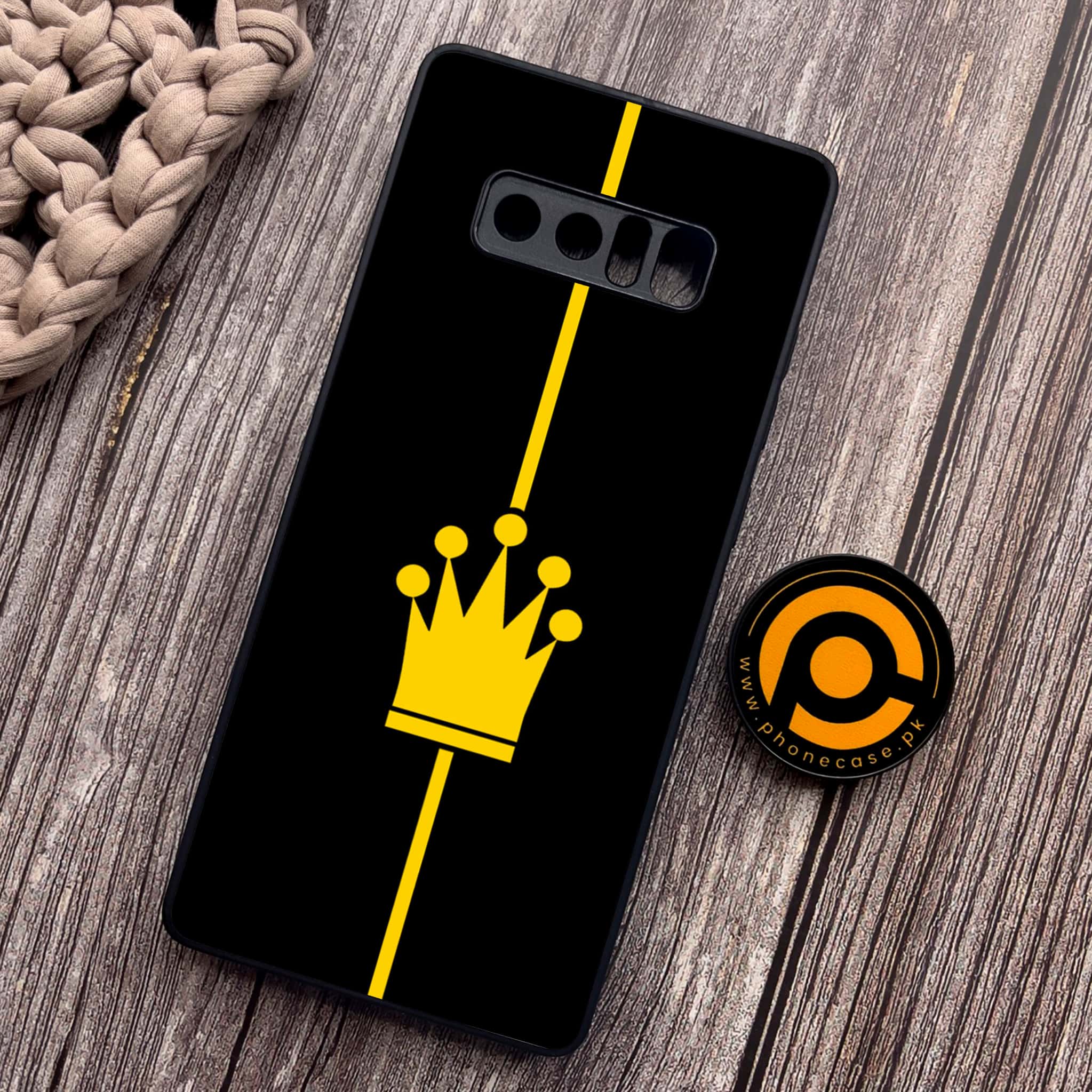 Samsung Galaxy Note 8 - King 2.0 Series - Premium Metal Printed soft Bumper shock Proof Case