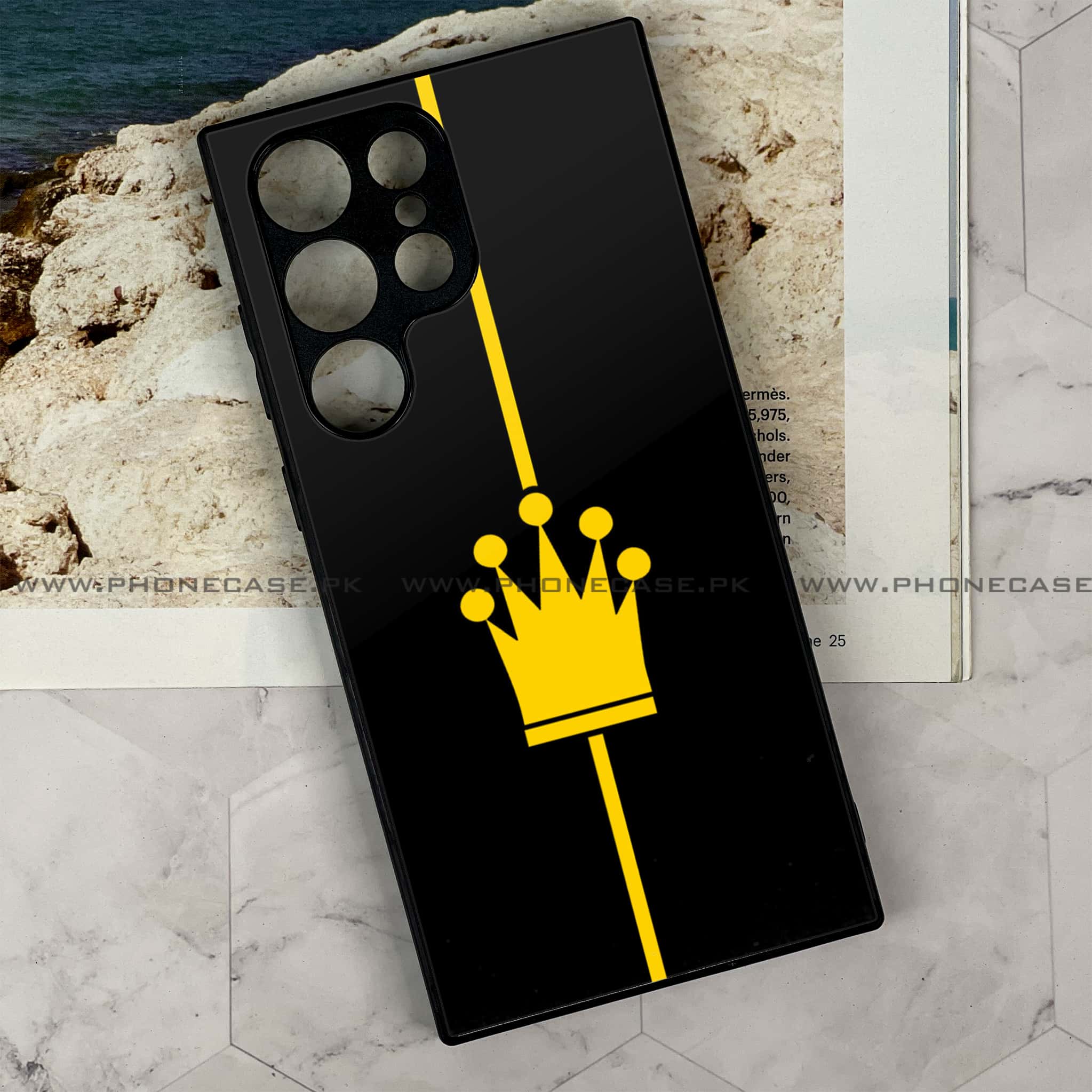 Samsung Galaxy S24 Ultra - King Series V 2.0 Series - Premium Metal Printed soft Bumper shock Proof Case