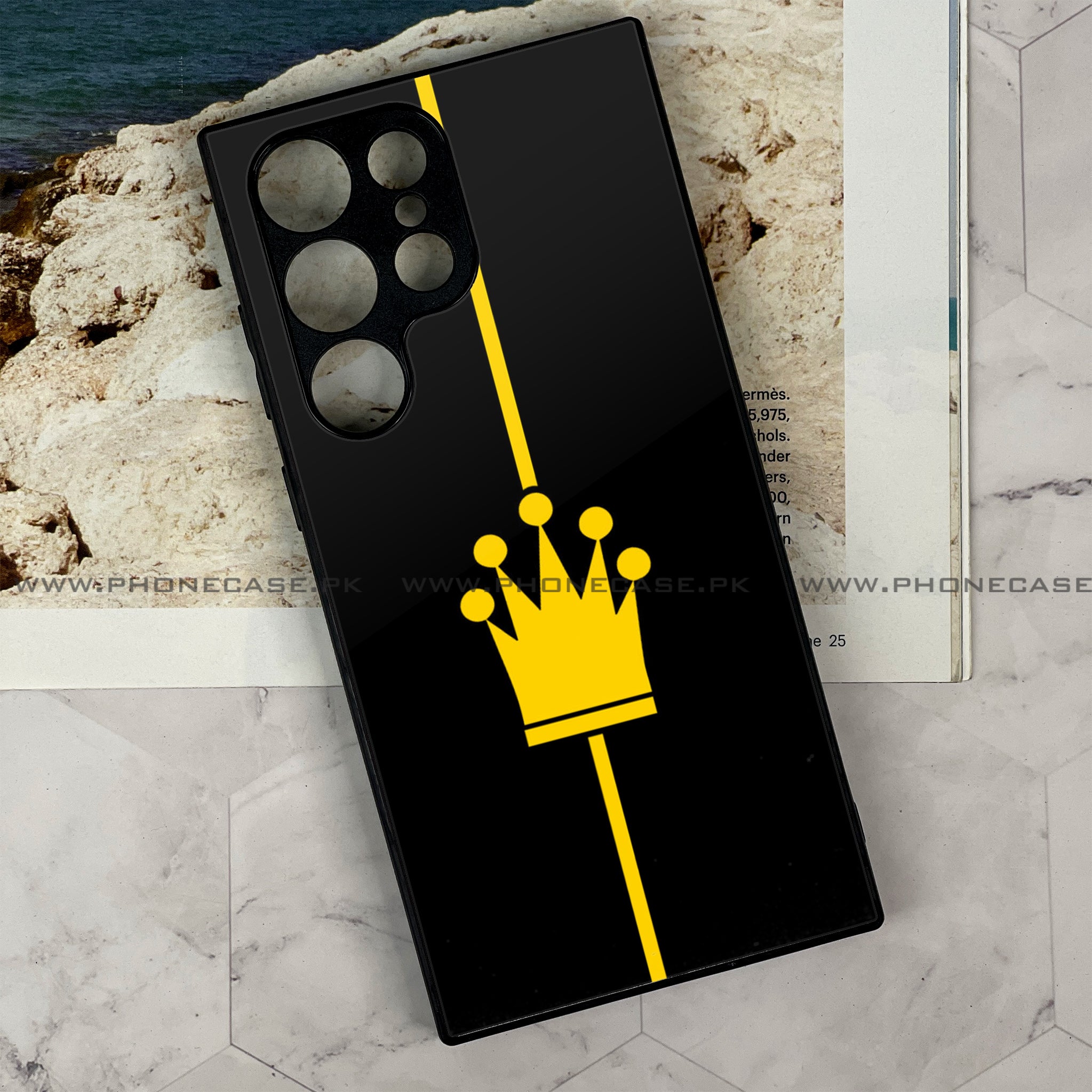 Galaxy S21 Ultra  -  King Series v2.0 - Premium Metal Printed soft Bumper shock Proof Case