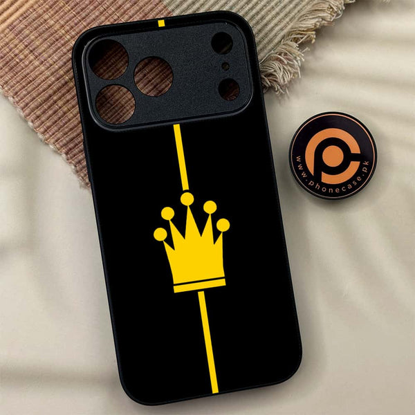 iPhone 17 Pro Max - King 2.0 Series - Premium Metal Printed soft Bumper shock Proof Case
