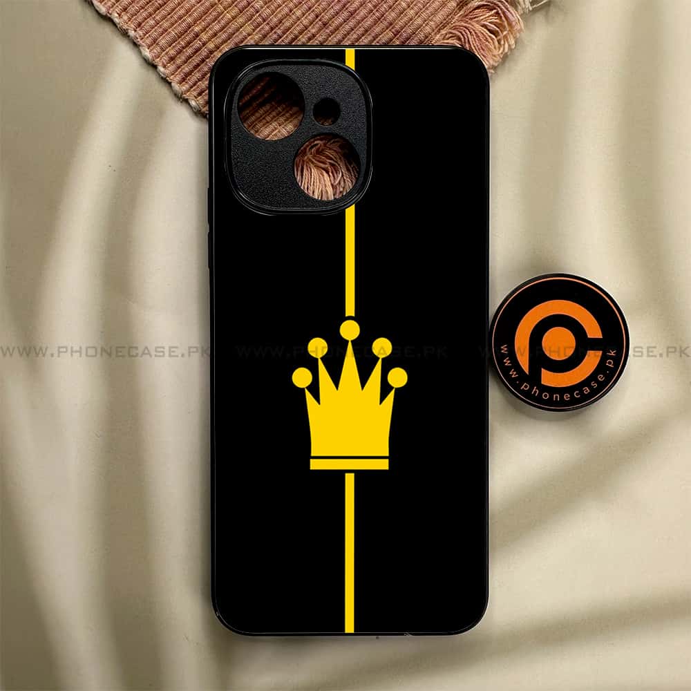 Tecno Spark 40C - King 2.0 Series - Premium Metal Printed soft Bumper shock Proof Case