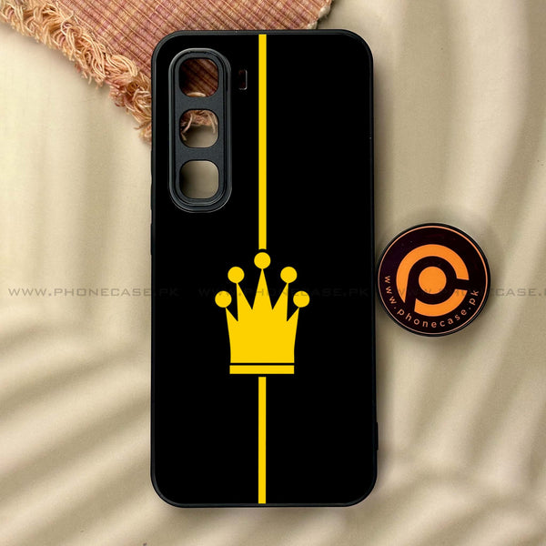 Infinix Hot 60 Pro - King 2.0 Series - Premium Metal Printed soft Bumper shock Proof Case