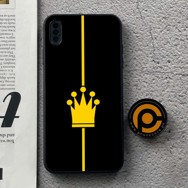 iPhone XS Max - King Series v2.0 - Premium Metal Printed soft Bumper shock Proof Case