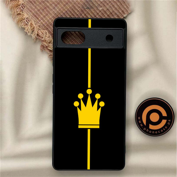 Google Pixel 6A - King Series V 2.0  Design 1 - Premium Metal Printed soft Bumper Shock Proof Case CS-34128 CS-36395