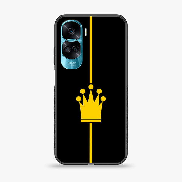 Honor 90 Lite - King 2.0 Series - Premium Printed Glass soft Bumper shock Proof Case