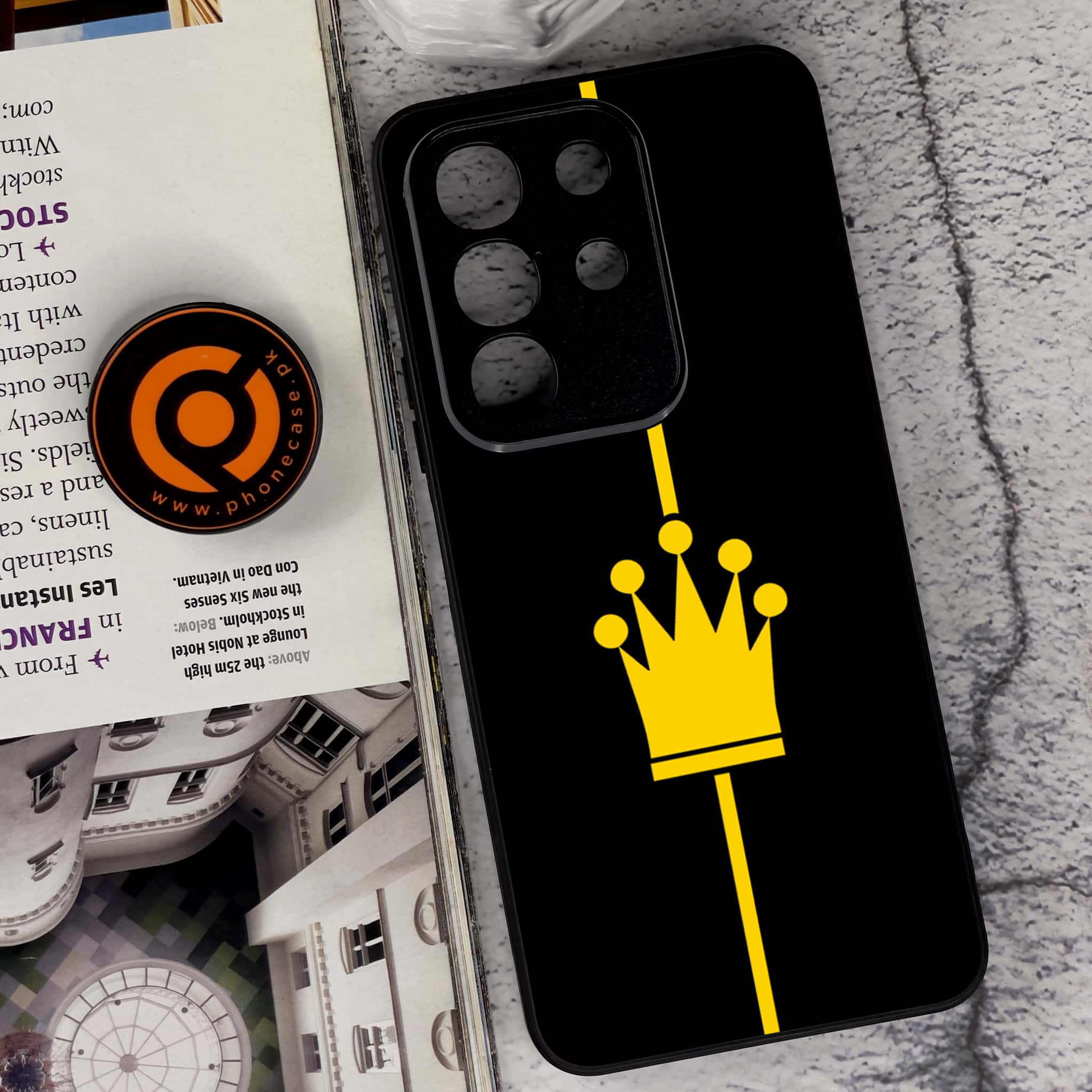 Vivo Y29 4G - King 2.0 Series - Premium Metal Printed soft Bumper Shock Proof Case