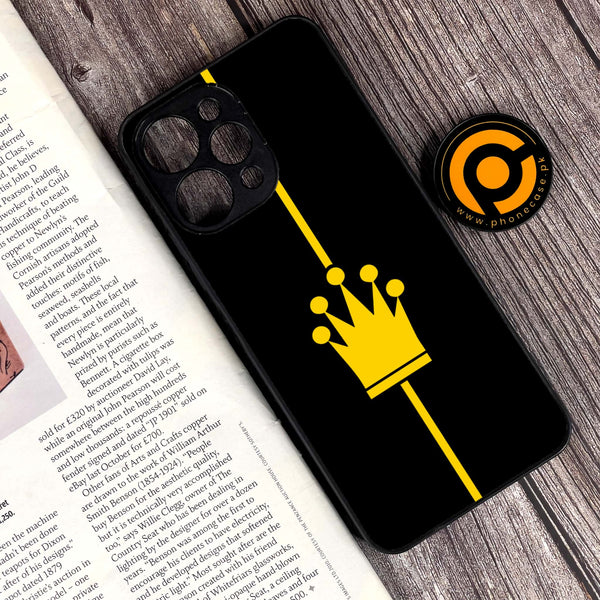 Xiaomi Redmi 12 - King Series V 2.0 - Premium Printed Glass soft Bumper shock Proof Case