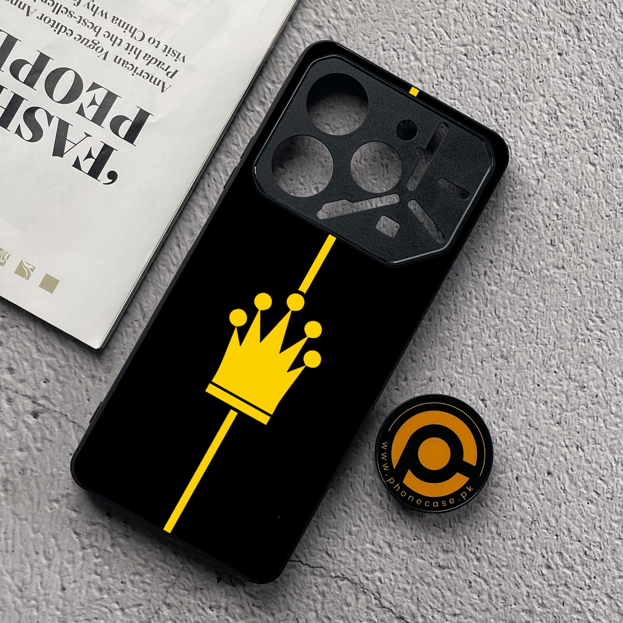 Tecno Pova 6 Neo - King 2.0 Series - Premium Metal  Printed soft Bumper shock Proof Case
