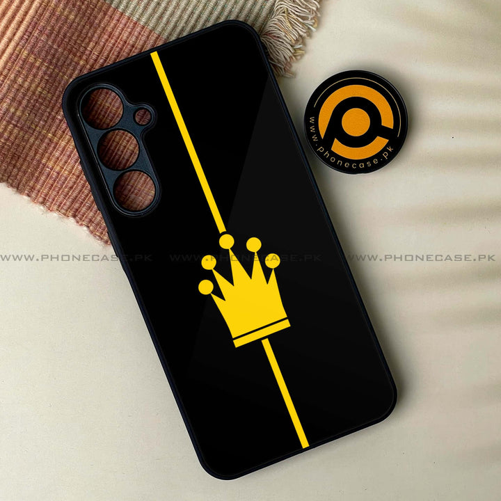 Samsung Galaxy A25 - King Design 1 V 2.0 - Premium Printed Glass soft Bumper shock Proof Case CS-44453