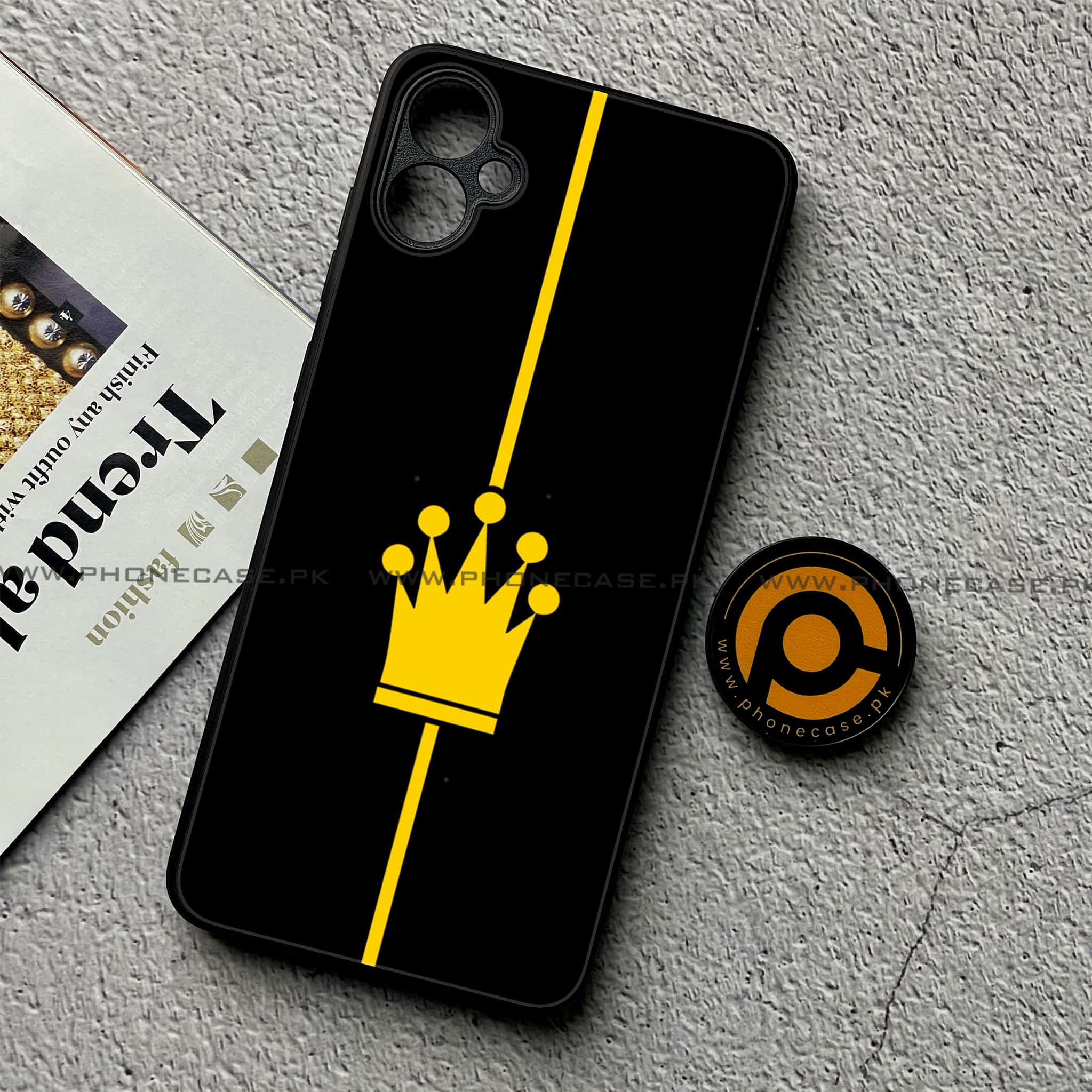 Samsung Galaxy A05 - King 2.0 Series - Premium Metal Printed soft Bumper shock Proof Case