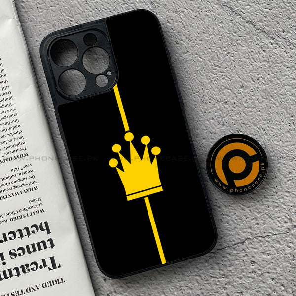 iPhone 15 Pro - King Series V 2.0 - Premium Metal Printed soft Bumper shock Proof Case
