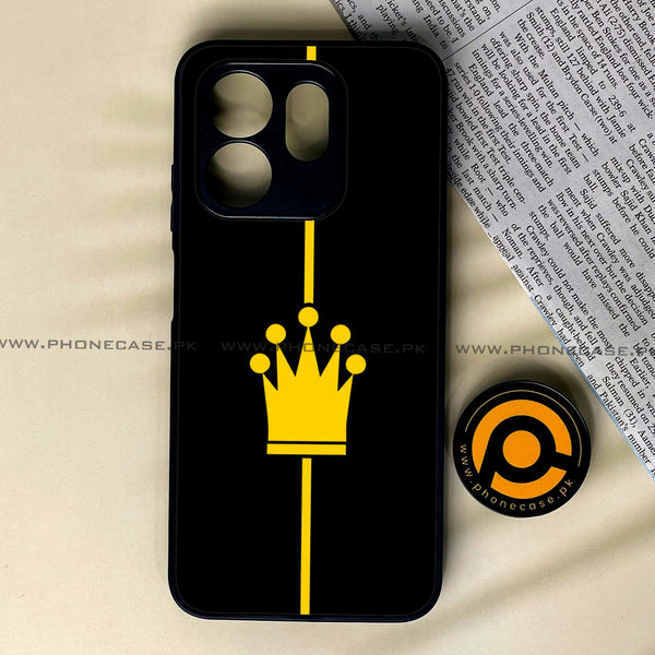 Infinix Smart 9 HD - King V 2.0 Series - Premium Metal Printed soft Bumper shock Proof Case