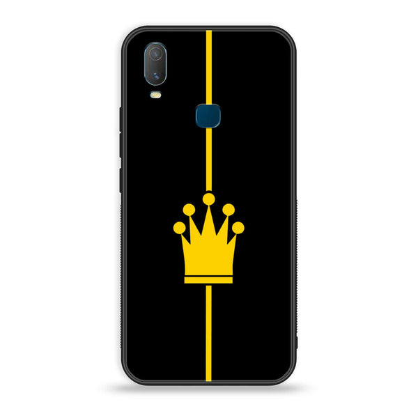 VIVO Y11 - King 2.0 Series - Premium Printed Glass soft Bumper shock Proof Case