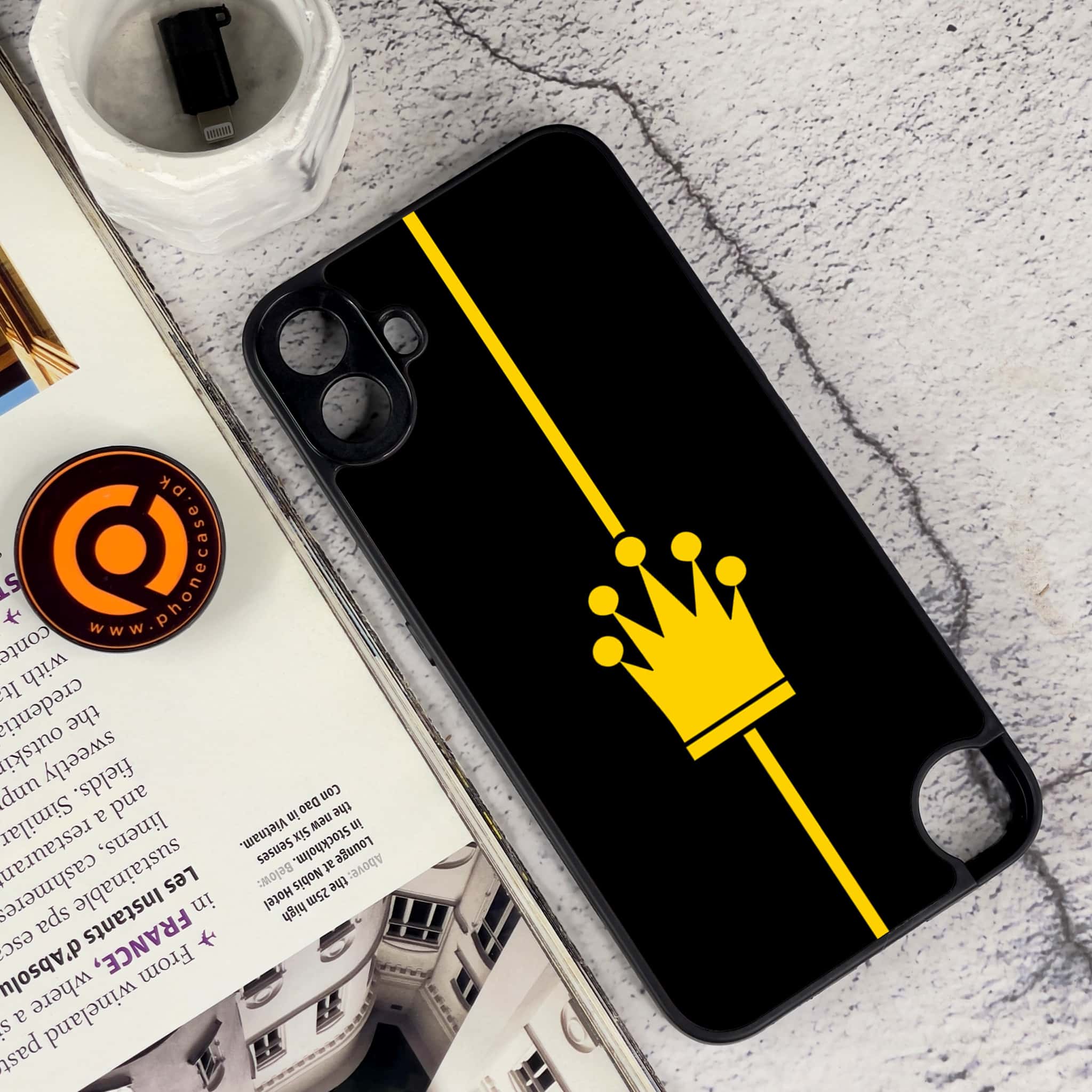 Nothing CMF Phone 1 - King 2.0 Series - Premium Metal Printed soft Bumper Shock Proof Case