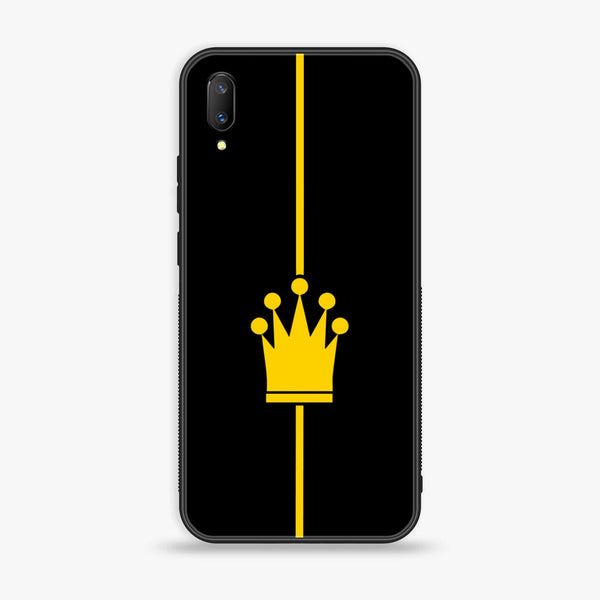 vivo V11 Pro - King 2.0 Series - Premium Printed Glass soft Bumper shock Proof Case