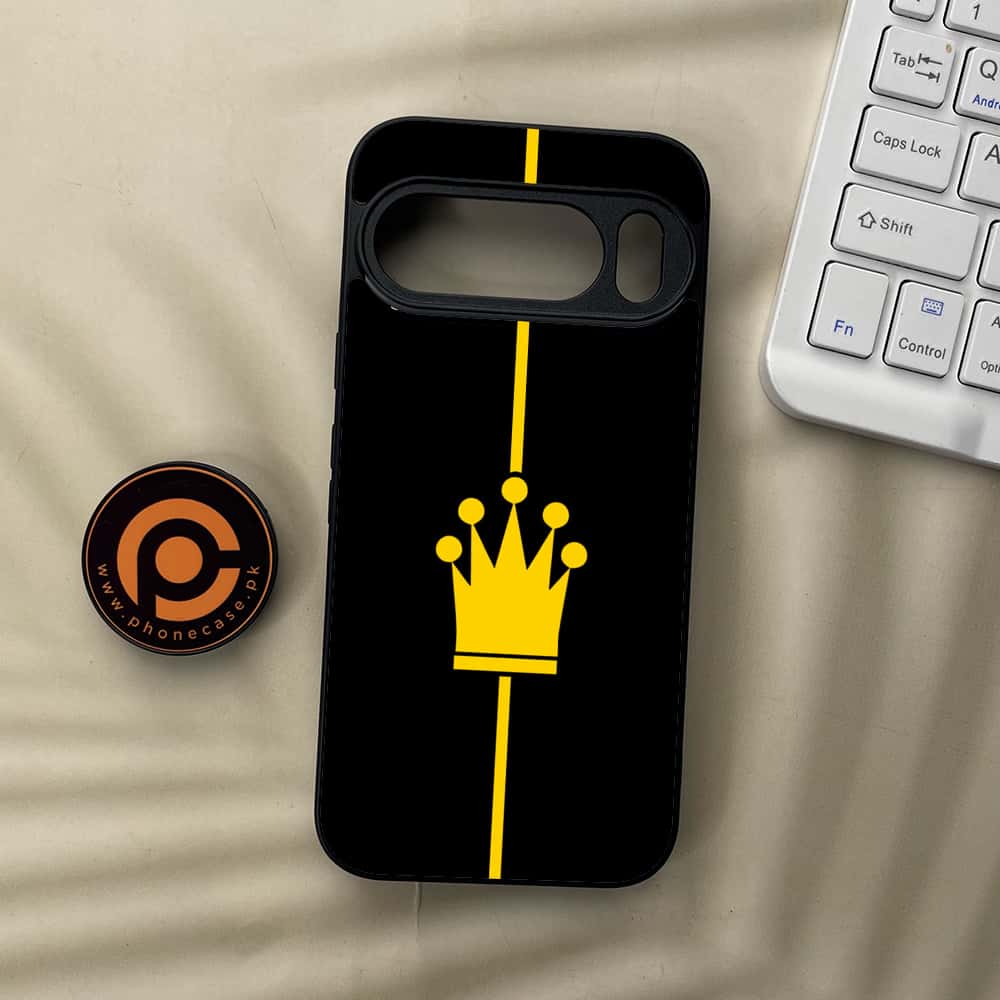 Google Pixel 10 Pro  - King 2.0 Series - Premium Metal Printed soft Bumper Shock Proof Case