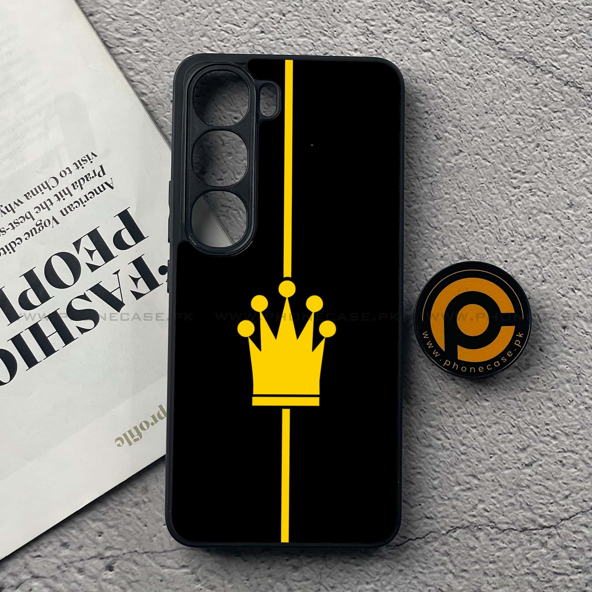 Vivo Y200 4G - King 2.0 Series - Premium Metal Printed soft Bumper Shock Proof Case