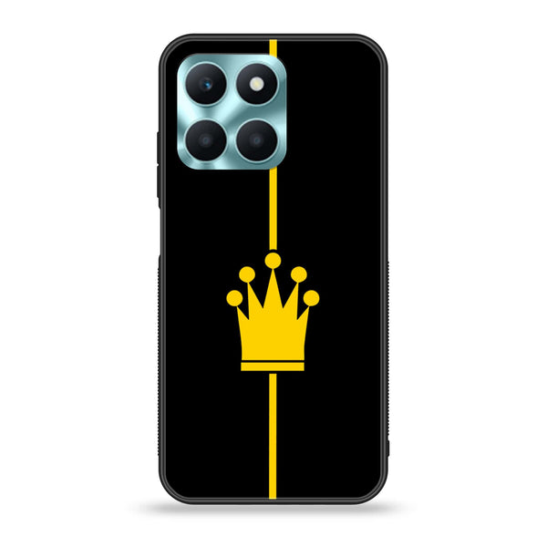 Honor X6a - King 2.0 Series - Premium Printed Glass soft Bumper shock Proof Case