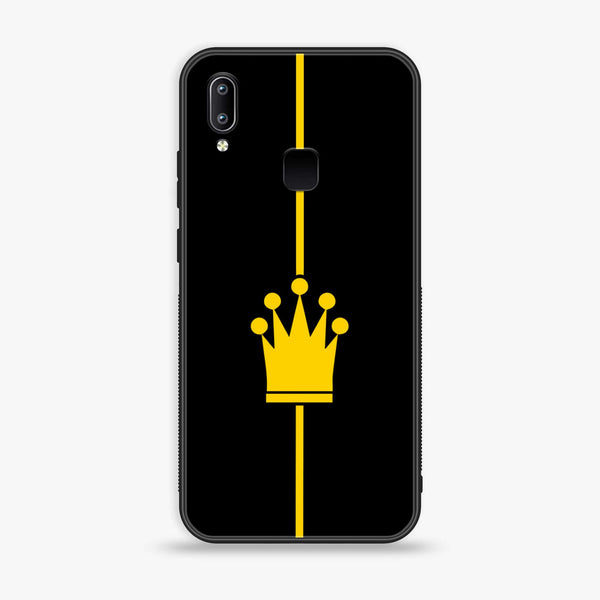 vivo Y95 - King 2.0 Series - Premium Printed Glass soft Bumper shock Proof Case