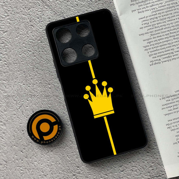 Infinix Note 30 Pro - King Series V 2.0 Series - Premium Metal Printed soft Bumper shock Proof Case